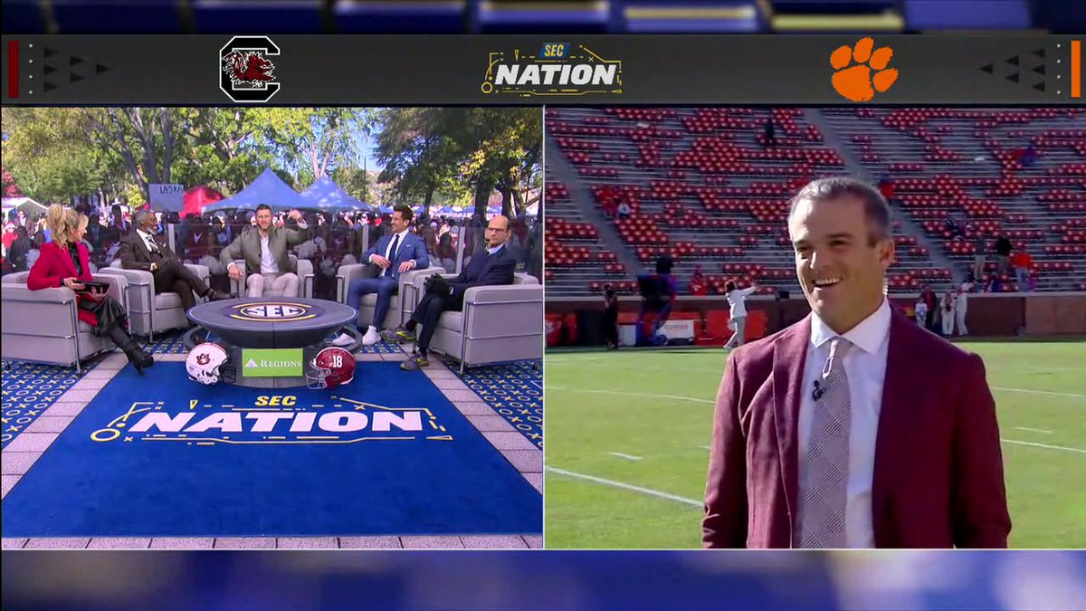 Coach Beamer is fired up for the Palmetto Bowl and wants SEC Nation to come to Columbia 😂 South Carolina Football