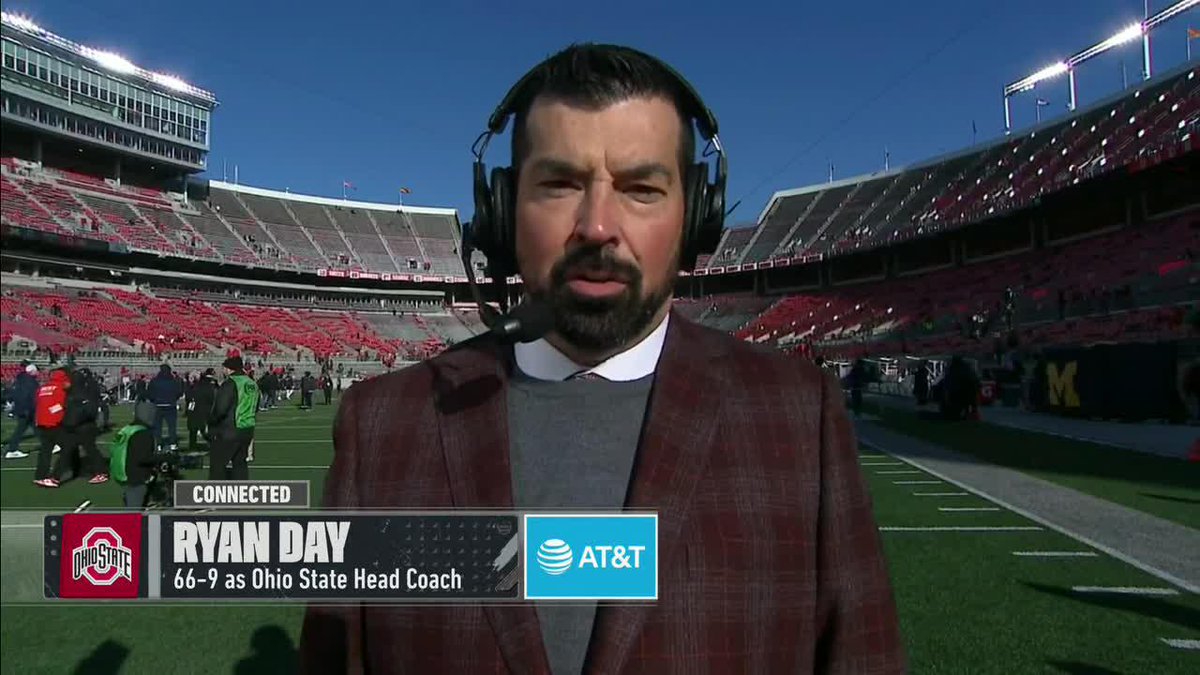 "Everything we do is leading up to this point." Ryan Day is ready for Michigan-Ohio State 💪