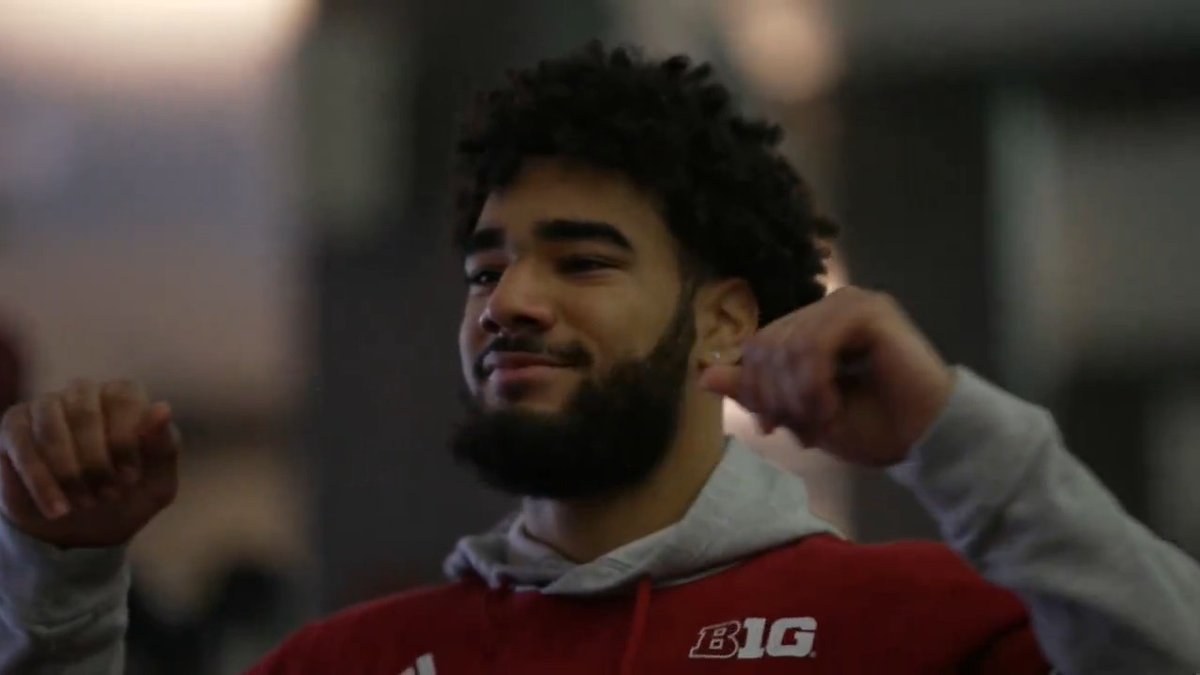 By now, you probably know he goes by 𝘞𝘢𝘧𝘧𝘭𝘦 𝘏𝘰𝘶𝘴𝘦 🧇 We spotlight Indiana Football star WR Elijah Sarratt 👇 #B1GFootball