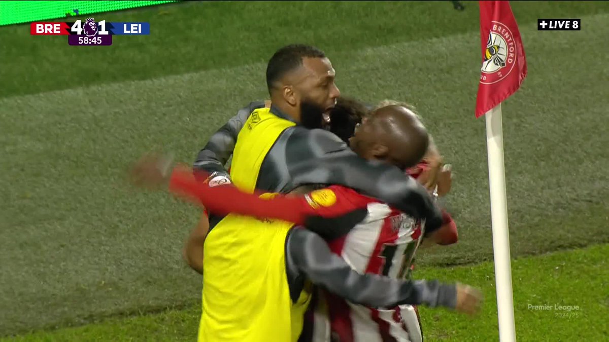 Le TRIPLÉ de Kevin Schade ⚽️⚽️⚽️ Brentford prend le large face à Leicester ✅ #BRELEI | #PremierLeague