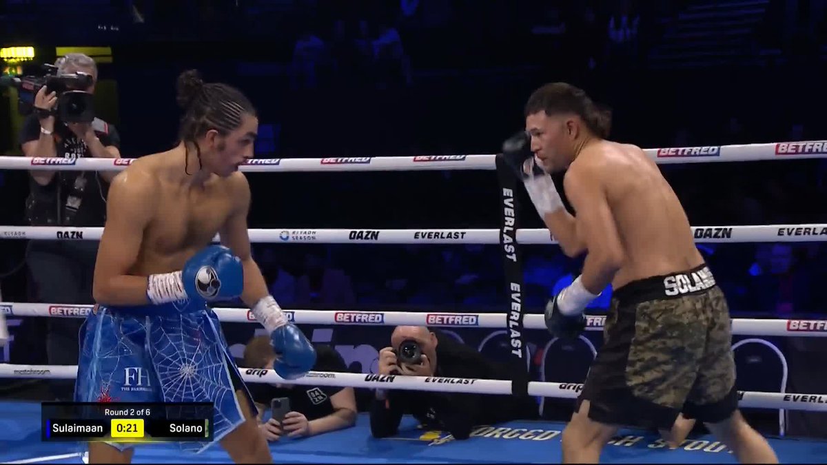 Scary talent 🕸️🕷️ Ibraheemspider improves to 6-0 with another stoppage win on home soil! #EdwardsYafai #Bloodline