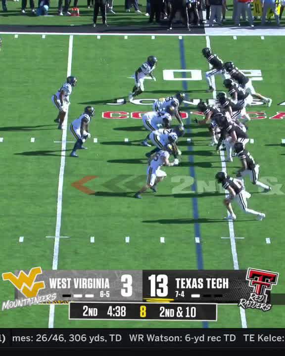 Which was better: the Jalin Conyers circus catch or Mason Tharp's TD dance? Texas Tech Football handling business in the first half from The Jones. #Big12FB | 📺 FOX College Football