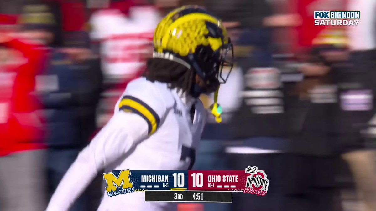 WILL HOWARD IS PICKED OFF! THIS GAME REMAINS TIED!