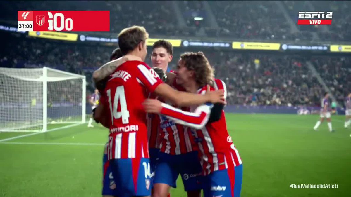 LA PARED QUE DEVUELVE JULIÁN Y RODRIGO DE PAUL ENTRANDO PARA EL GOL. El Atleti de los argentinos. 🇦🇷🚬