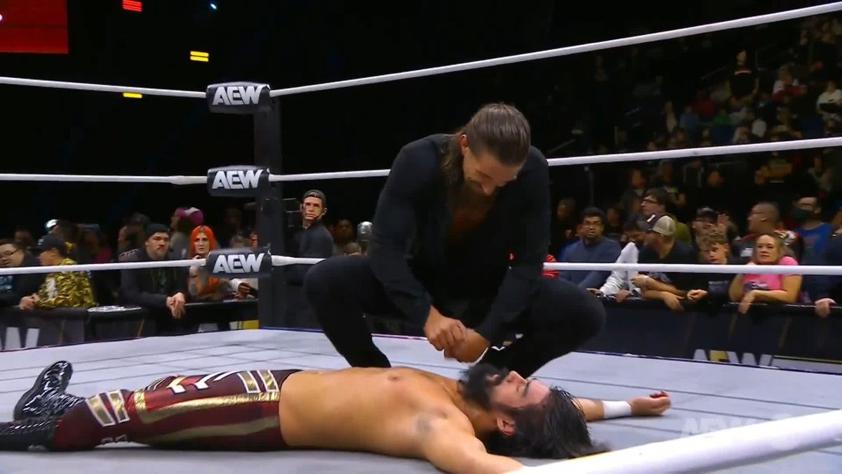 "Tell your king that the REAL king is coming for him!" Jay White sends a VIOLENT message to The Death Riders! Watch #AEWCollision on TNT! #HangmanAdamPage | Jon Moxley | Claudio | BASTARD | YUTA | Marina Shafir | Switchblade Jay White