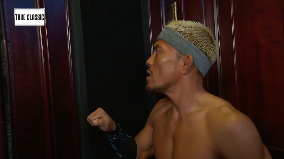 .True Classic has OTIS (DOZER) covered with their ultra comfortable tee… well, almost covered! #SurvivorSeries