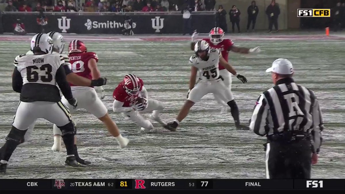 THIS Indiana Football INTERCEPTION WAS INSANE 😳
