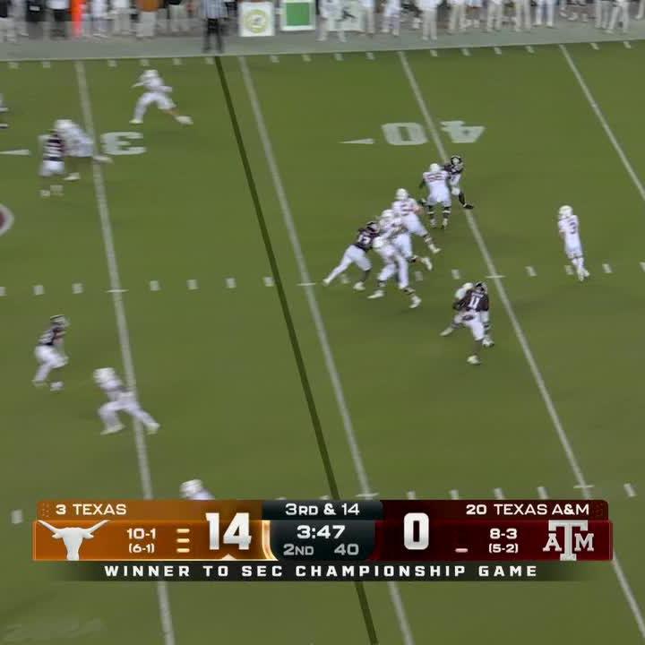 GUNNAR HELM WITH THE HURDLE 😱 THAT'S A TIGHT END DOING THAT 🔥
