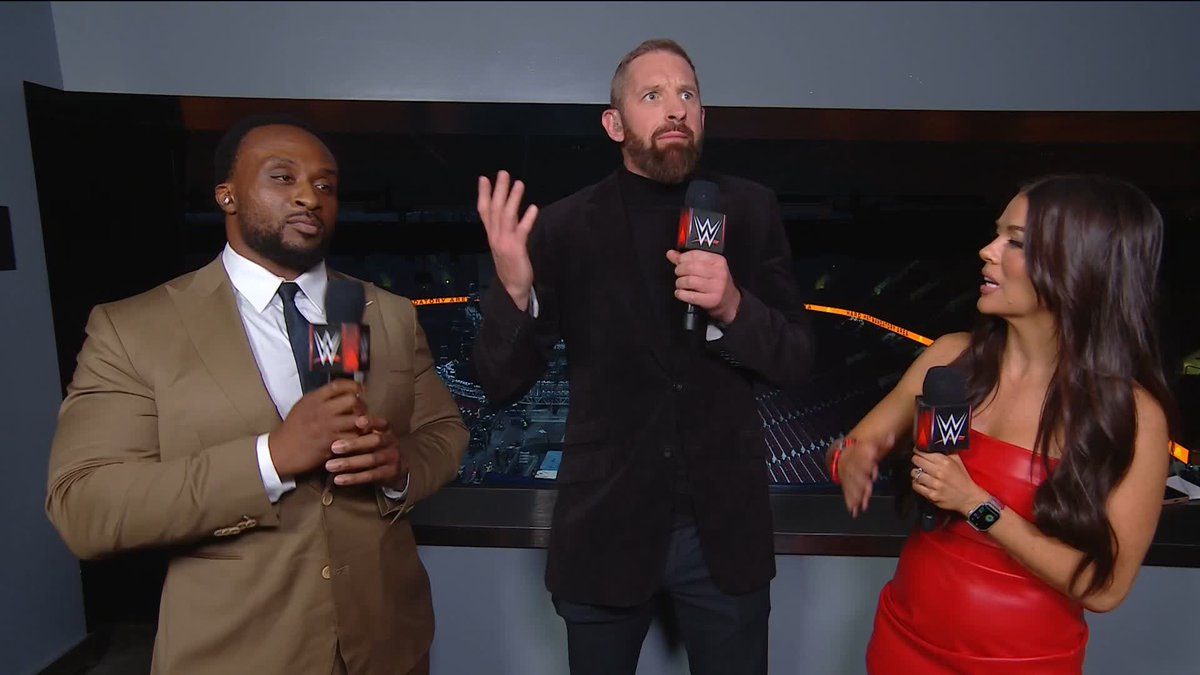 Way to address the elephant in the room, Wade... BARRETT is BEHAVING BADLY right now! 😅