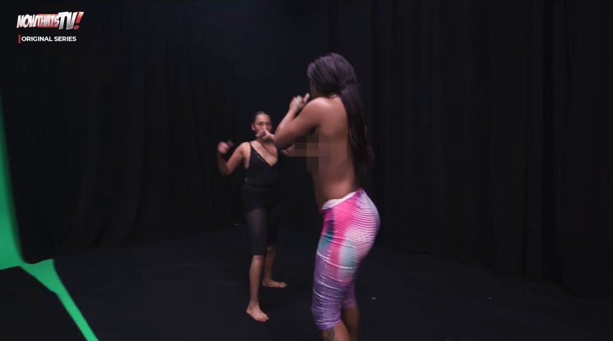 DAMN 🤯 Nina (@BigNinacraze) knocks out Lala! #KhaoticCourt on NowThatsTV 📺