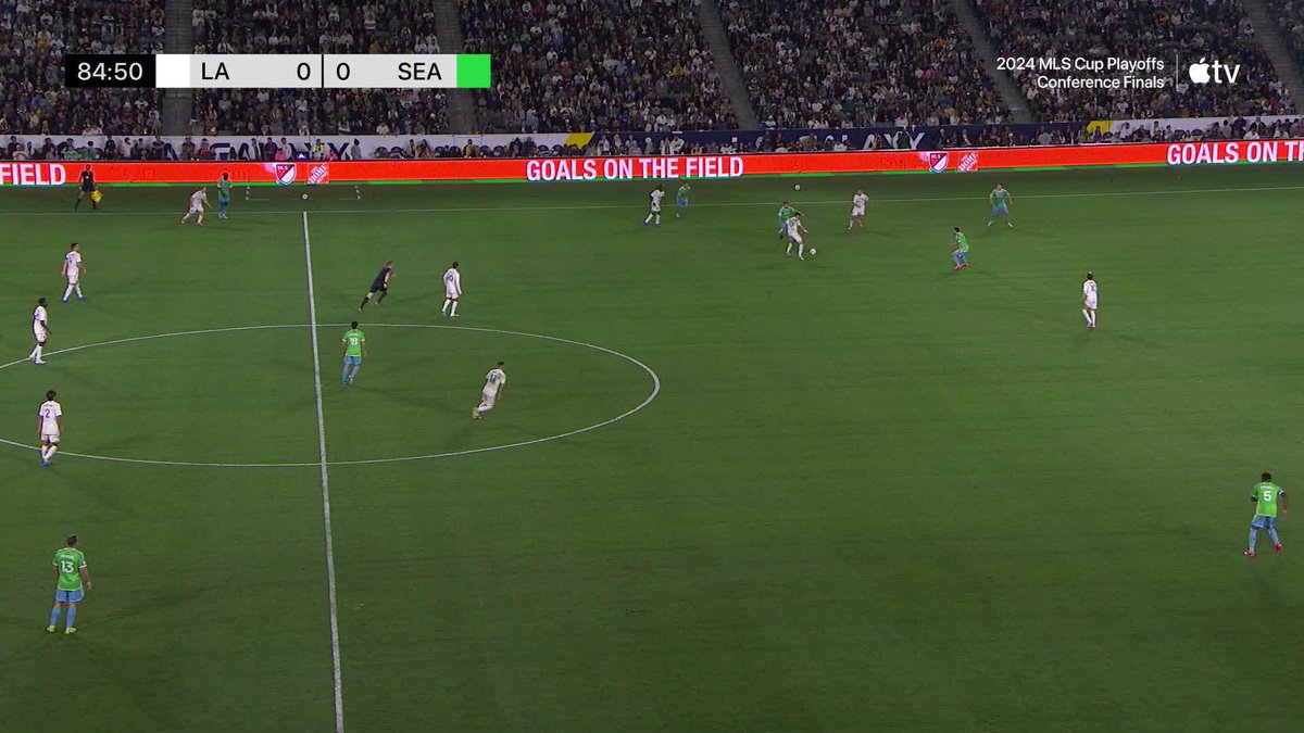 LA Galaxy are through to the MLS Cup final after defeating Seattle Sounders with this Dejan Joveljić goal ✨ (via Major League Soccer)