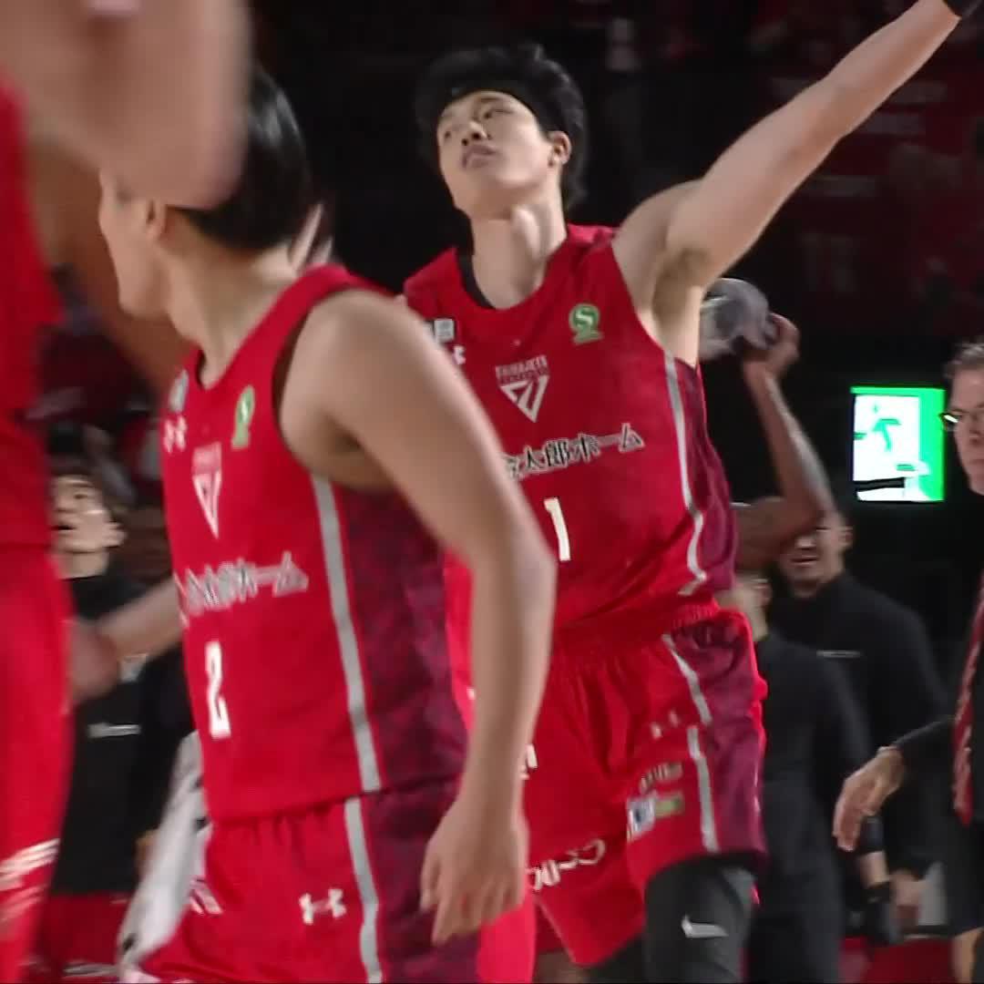 W杯で見たことのある光景 渡邊雄太の会場をブチ上げるワンハンドダンクで逆転!! Yuta Watanabe (マネージャー管理) 千葉ジェッツふなばし 🛫PAINT IT JETS✨ #Bリーグ #りそなグループ