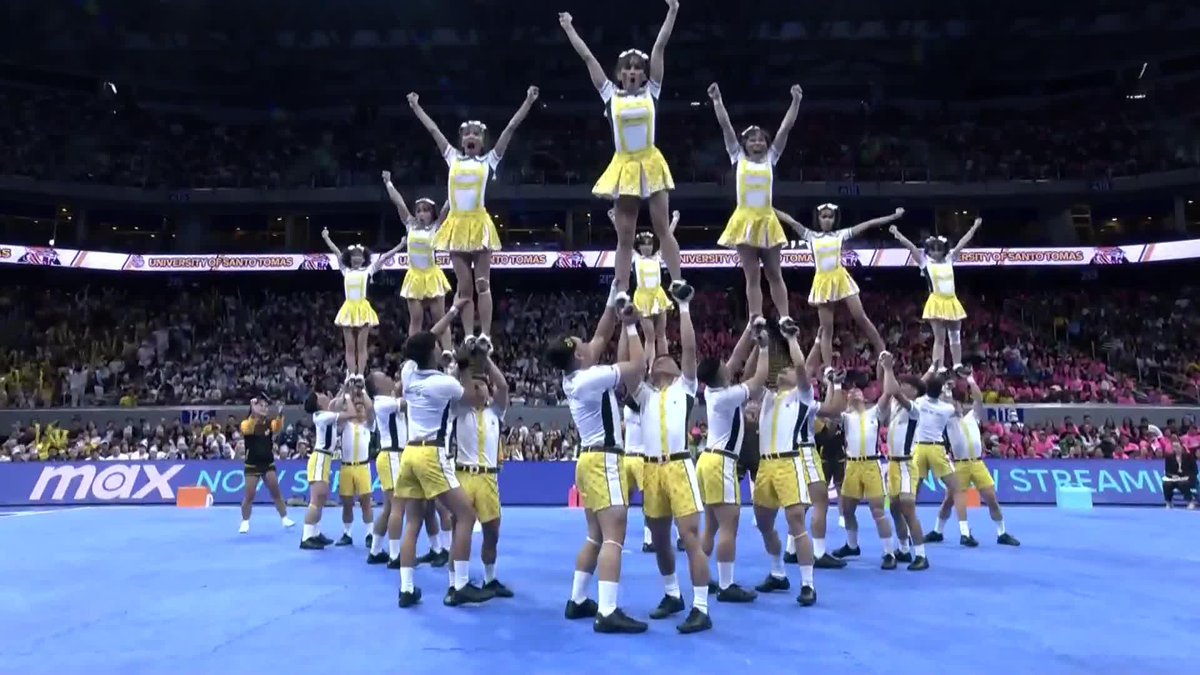 SUMAYAW, GUMALAW NA PARANG NATUTUNAW 🐯 Let’s take a trip down memory lane as the UST Salinggawi Dance Troupe bring us back to our childhood memories with their Batang 90's-inspired routine in the UAAP Season 87 Cheerdance Competition! #wansESPAÑAtaym #UAAPCDC #UAAPSeason87