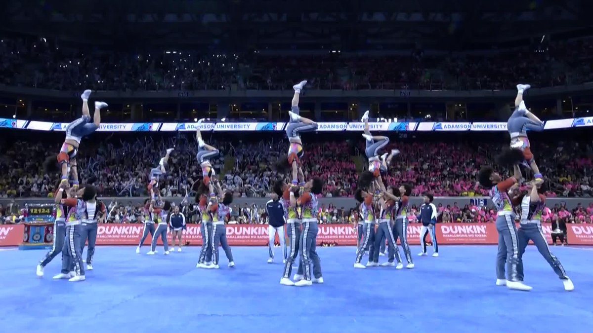THERE IS NO OTHER WAY, THEY GET THE FINAL SAY 🐦 The Adamson Pep Squad's karaoke medley routine in the UAAP Season 87 Cheerdance Competition surely left us breathless! #KARAOkeyToTheTop #UAAPCDC #UAAPSeason87 #StrongerBetterTogether #LegendsStartHere #OneSports