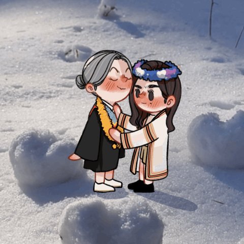 陈美玲玲玲邝，下雪啦，不知搁哪趴就来东北这旮瘩趴吧，天太冷我先把两个小可爱揣怀里了哦，另外，我可快放假了，假期中可给lo兼职，我会的可多了哈哈哈linglingsirilak orm kornnaphat🌈 #ใจซ่อนรัก #TheSecretOfUs #หลิงออม #Lingorm #เด็กดื้อของพี่หมอ