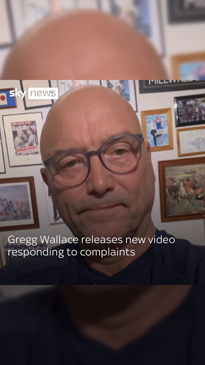 Gregg Wallace releases new video responding to complaints.
