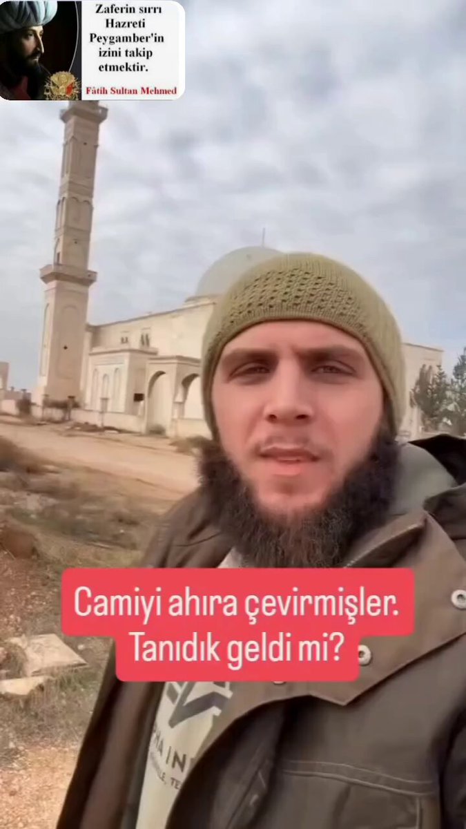 Esad tarafından Halep’te ahıra çevrilen bir cami. Bu durum size de tanıdık geldi mi?