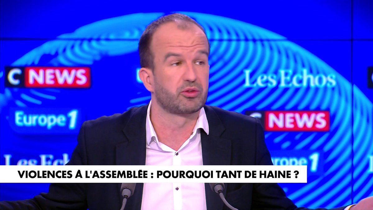 Manuel Bompard, sur l’altercation à l’Assemblée nationale : «Naïma Moutchou a participé à des manœuvres d’obstruction», dans #LeGrandRDV