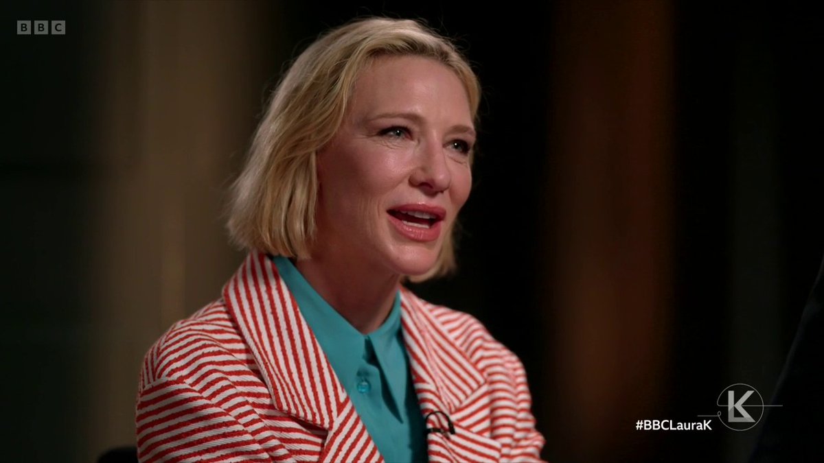 “Are you concerned about [AI]?" asks #BBCLauraK “Deeply concerned” says actress Cate Blanchett While speaking to the BBC about her latest movie, the film star says the threat of AI was "very real" as "you can totally replace anyone"