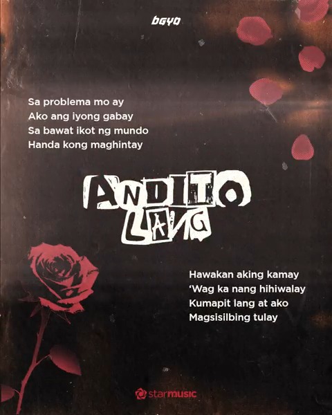 Hawak kamay sa unang pasilip sa paparating na awitin ng BGYO_PH 🤝🏼 #BGYO_AnditoLang | 12.05.24 (9PM PHT) 🌹 PRE-SAVE here: 🔗 #BGYO #StarMusicPH