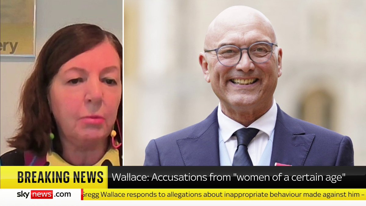 "He is a man of a certain age when dinosaurs roamed this earth." Former head of news at Channel 4 Dorothy Byrne reacts after Gregg Wallace responded to allegations of sexual comments which he said came from "middle-class women of a certain age". More ➡️