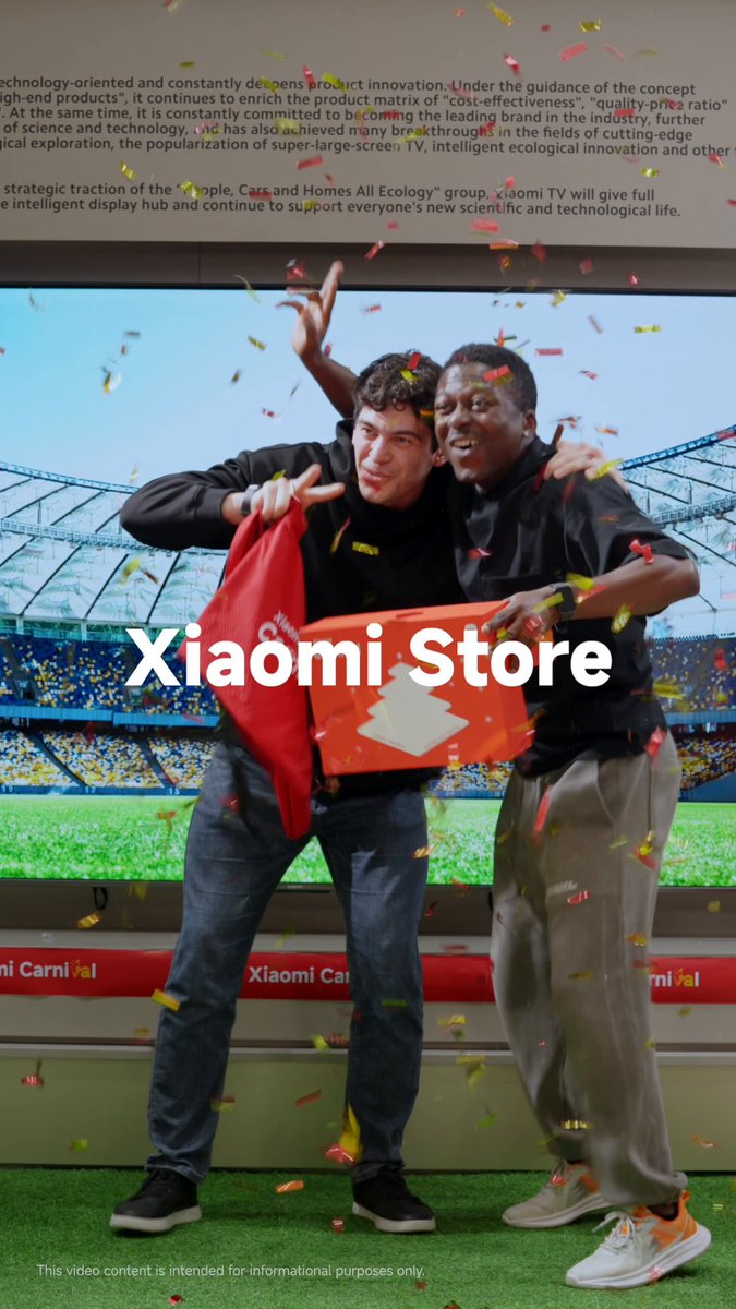 #XiaomiCarnival games are lined up at your nearest Xiaomi Store! ๐ Come and get showered in our confetti: #LoveUnitesHomeDelights