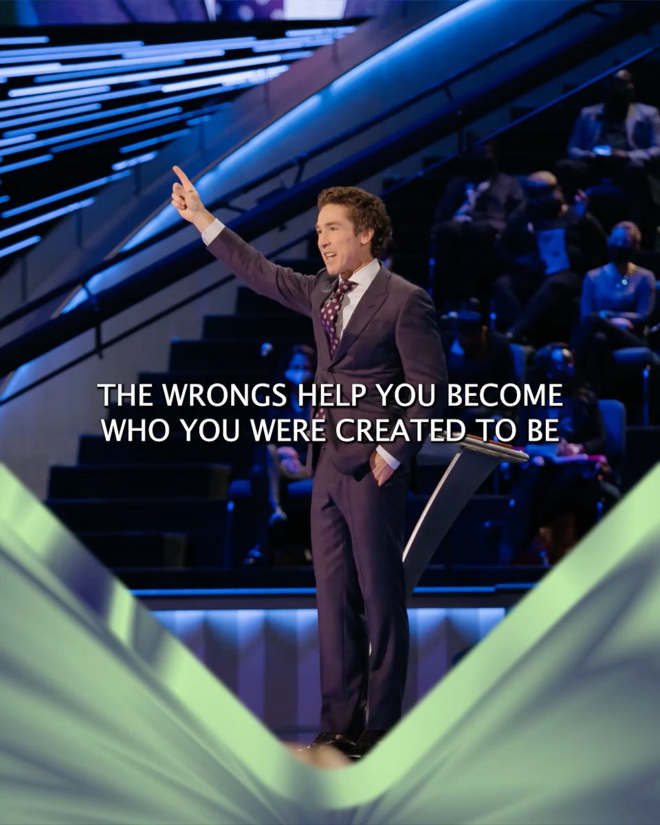 We don’t understand it, it doesn’t make sense to us. God uses the wrongs to move us into our purpose. What looks like a setback is a divine detour, the hand of God, taking us through wrongs, and leading us to rights.Tune into Joel’s new message today! "Divine Detours"