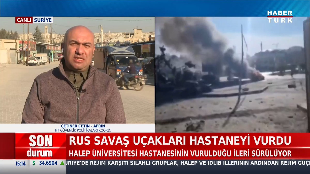 💥 #SonDakika | Rus savaş uçakları hastaneyi vurdu.