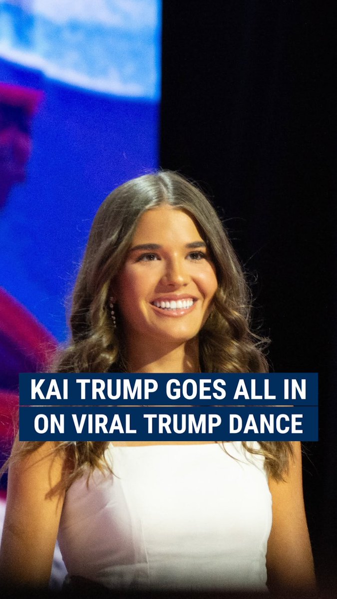 IN CASE YOU MISSED IT: The viral Trump dance is taking the internet by storm... and the president-elect's granddaughter Kai Trump is the latest to hop on the trend.