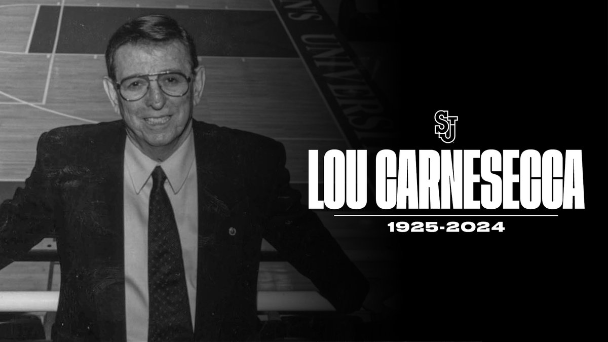 You cannot tell the story of college basketball — the story of the Big East — the story of St. John’s University — without talking about a man who could be identified by simply saying his first name… Looie. My reflection on the life of Lou Carnesecca: