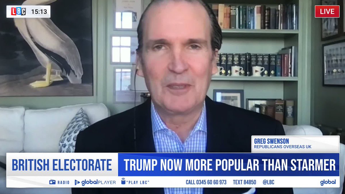 “There’s been a real ‘vibe shift’ about President Trump - both in the US and the UK.” As it's revealed that the President-elect is now more popular in the UK than Sir Keir Starmer, Greg Swenson offers his take to Vanessa Feltz on the reasons why.