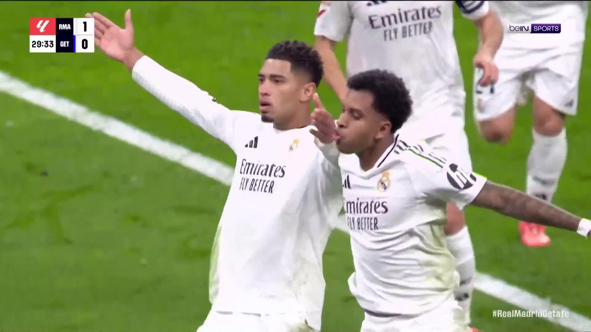 جود بيلينغهام يفتتح التسجيل من ركلة جزاء #الدوري_الإسباني #LaLiga