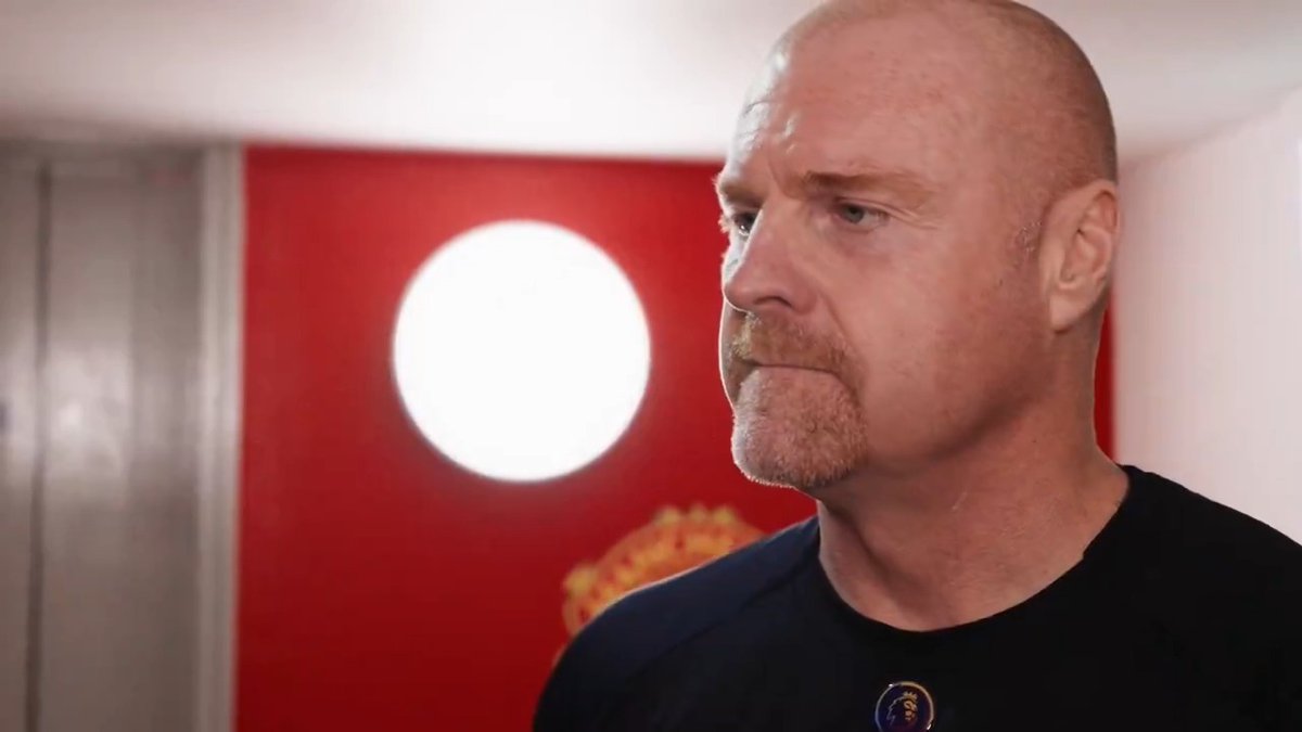 Sean Dyche's reaction to #MUNEVE: