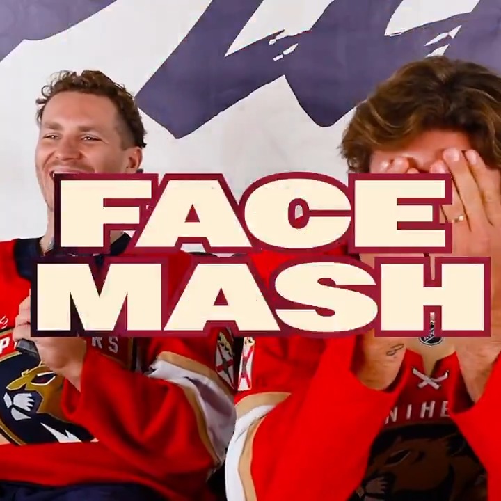 "OH MY GOD!" 🤣 The Panthers guess which teammates have been mashed together. ⤵️
