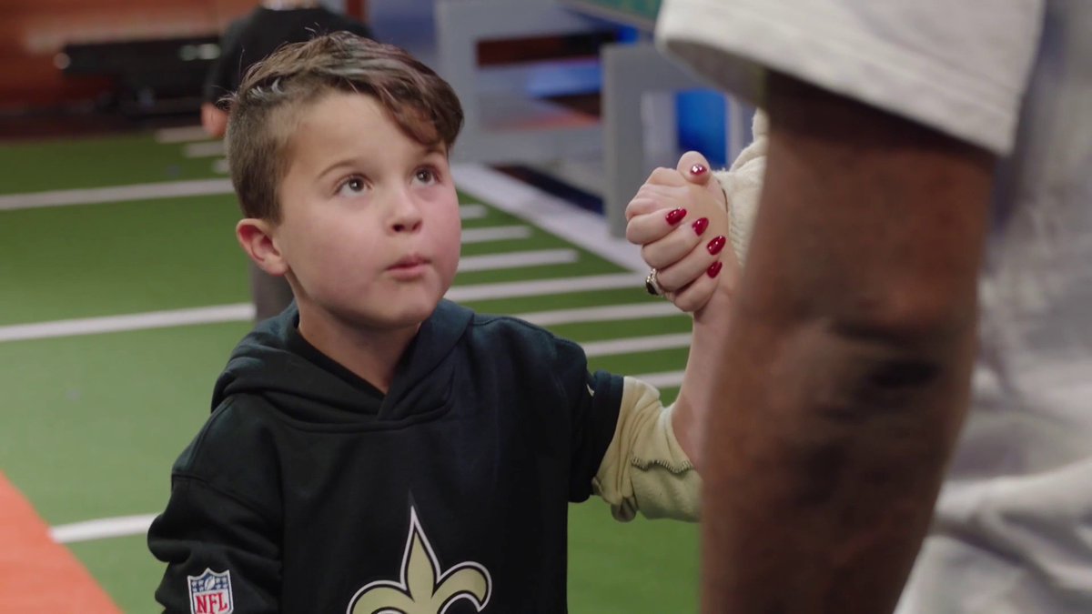 "He's reminded us to love deeply." The story of 7-year-old Aiden Steiner, who is battling a rare disease called INAD. | Cam Jordan | Charissa Thompson