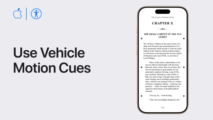 When you use your iPhone or iPad as a passenger in a moving vehicle, Vehicle Motion Cues in #iOS18 and #iPadOS18 may help reduce motion sickness. Here’s how it works. #AppleAccessibility