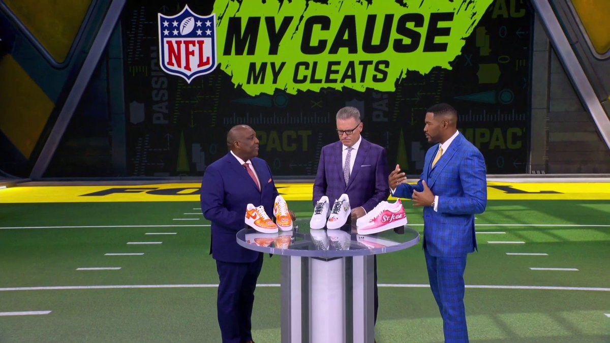 It is "My Cause My Cleats" week in the NFL 🙏 Curt Menefee, Howie Long, and Michael Strahan discuss the organizations they are supporting this year and how they have impacted their lives. NFL |