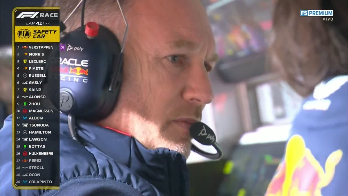 HORNER MOLESTO TRAS EL ABANDONO DE CHECO😨 La cara de Horner lo dice todo... #F1xFSMX