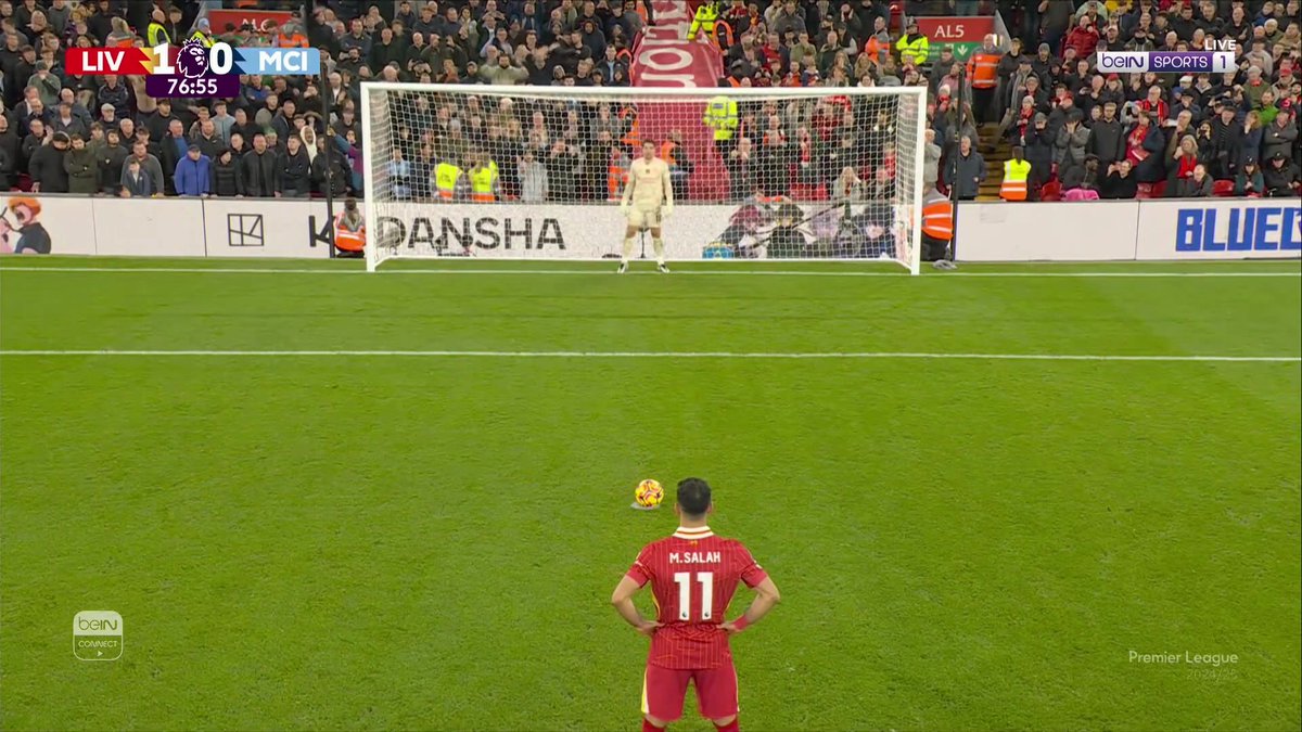 صلاح يعزز تقدم ليفربول بعد تسجيله الهدف الثاني من ركلة جزاء #الدوري_الإنجليزي_الممتاز #PremierLeague