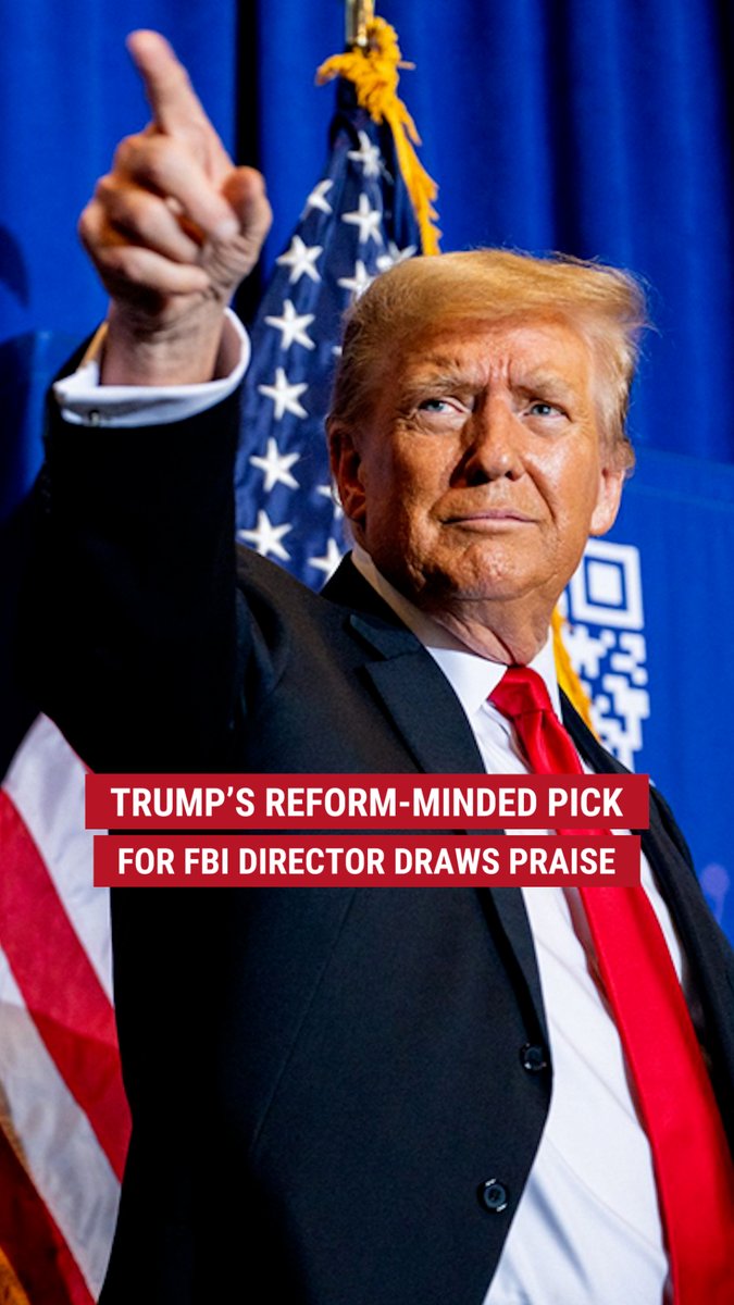 OUTTA THE WRAY: President-elect Trump's pick to lead the FBI, Kash Patel, delivers a signal to the end of current director Christopher Wray's reign at the agency. FOX News panelists lauded Patel for his experience and drive to restore credibility to the FBI.