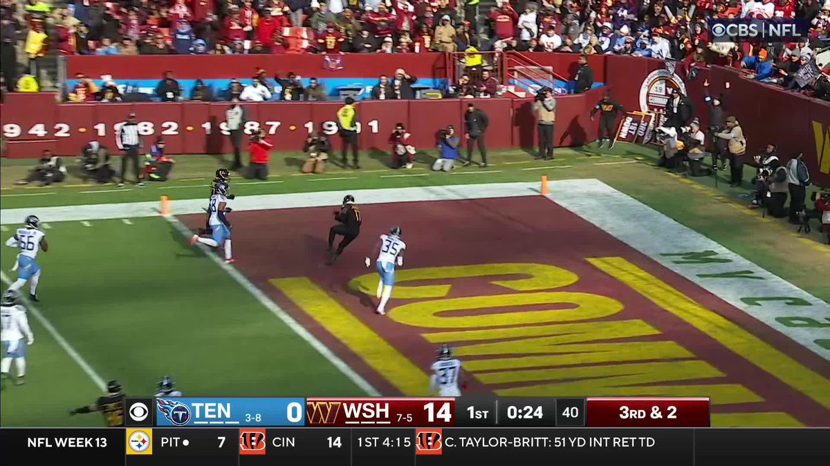 "THE Washington Commanders ARE POURING IT ON!" 21-0 Washington 😮