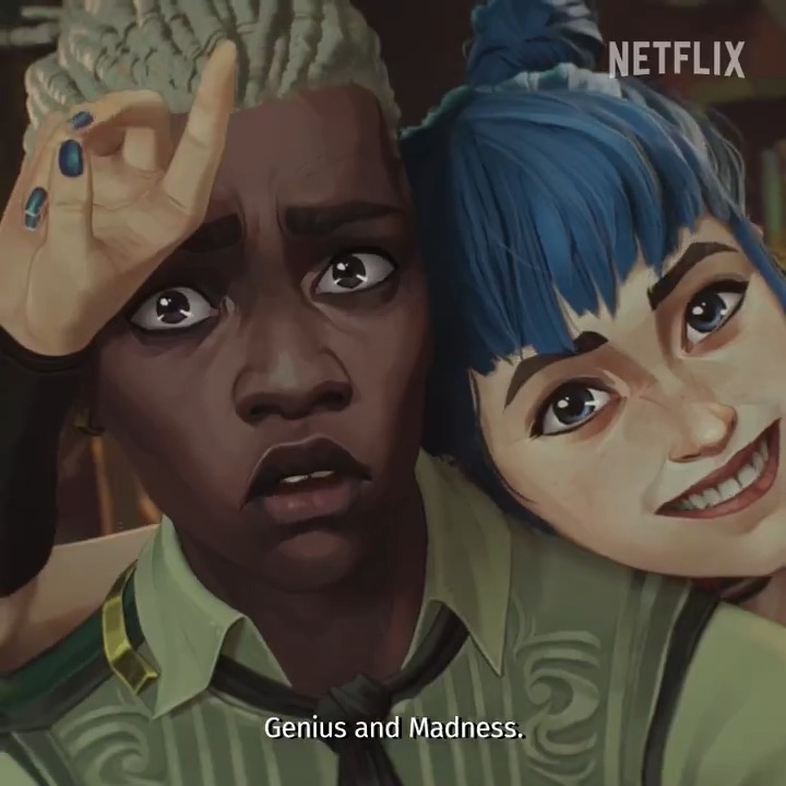 Genius and madness.