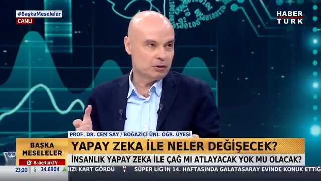 Yapay zekanın sınırları nerede? Yapay zekanın duyguları olabilir mi? Boğaziçi Üniversitesi Öğretim Üyesi Prof. Dr. Cem Say #BaşkaMeseleler'de Mesut Yar'a anlattı.