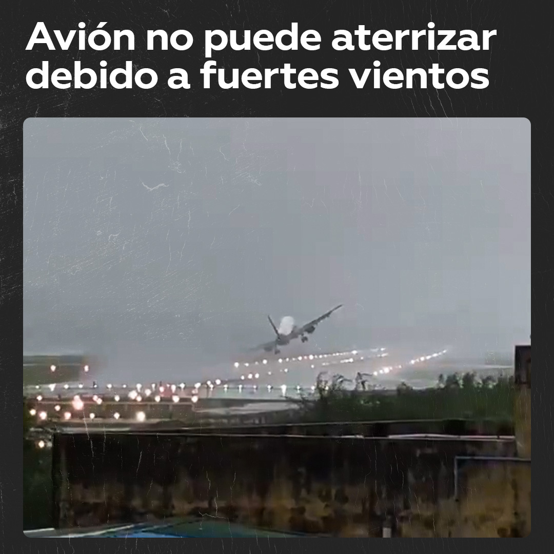 ✈️ Avión se tambalea violentamente mientras intentaba aterrizar Un Airbus A320neo de la aerolínea india IndiGo no pudo aterrizar en el aeropuerto de la ciudad india de Chennai debido a los fuertes vientos provocados por el ciclón Fengal