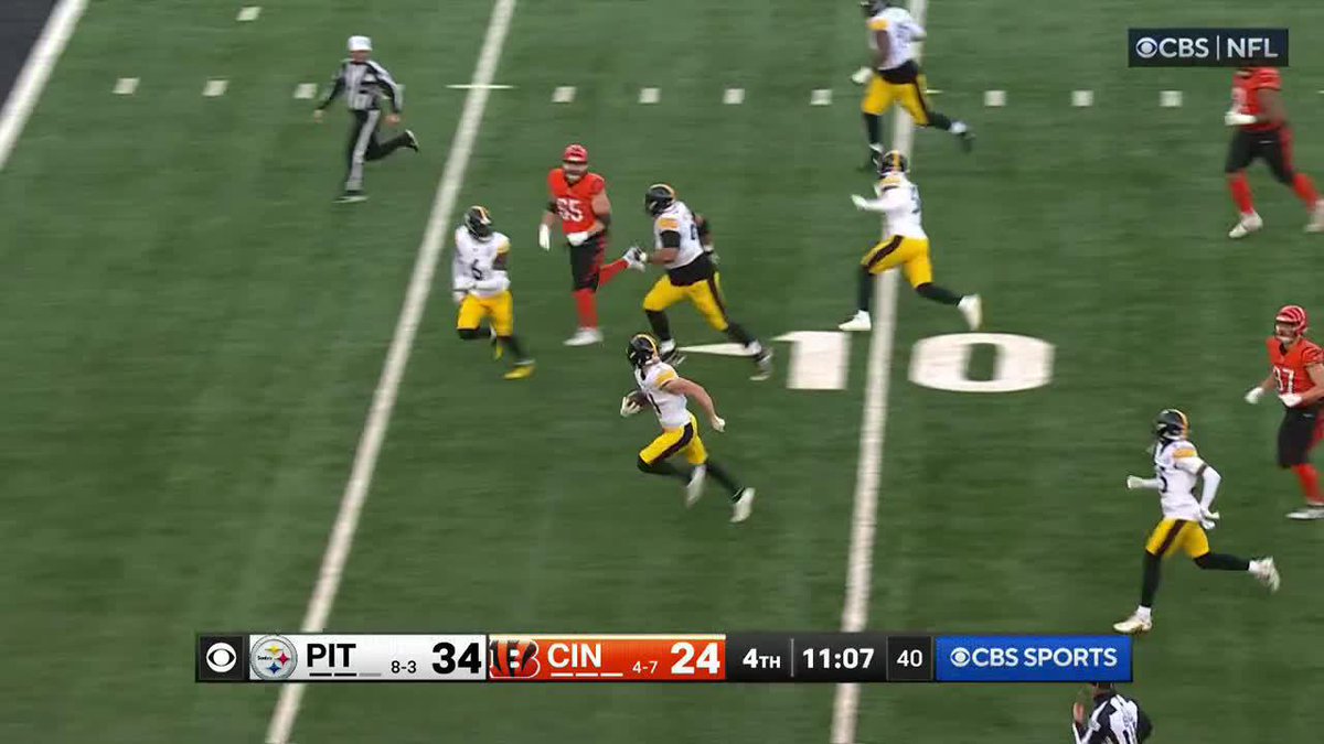 "KNOCKED AWAY. Pittsburgh Steelers HAVE DONE IT AGAIN." How about that scoop and score for the Pittsburgh D
