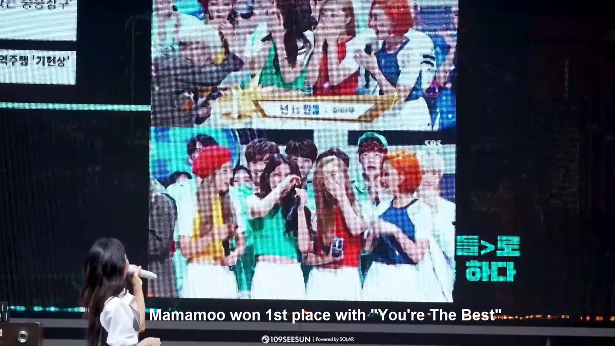 I think everyone knows about this moment. But to hear about it from her perspective...Mamamoo was so busy during that time that they didn't even realize how popular they had become. Their story will always make me emotional & inspire so many young artists.