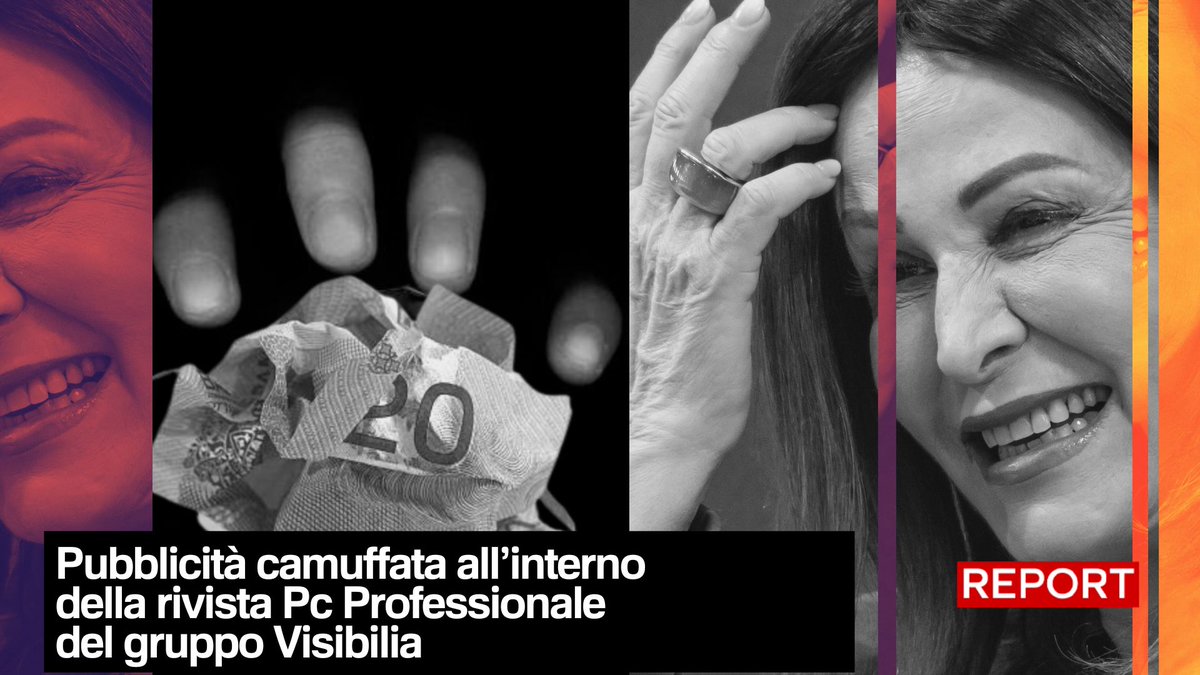 Pubblicità camuffata all’interno della rivista Pc Professionale del gruppo Visibilia Segui #Report ora in diretta su #Rai3👇