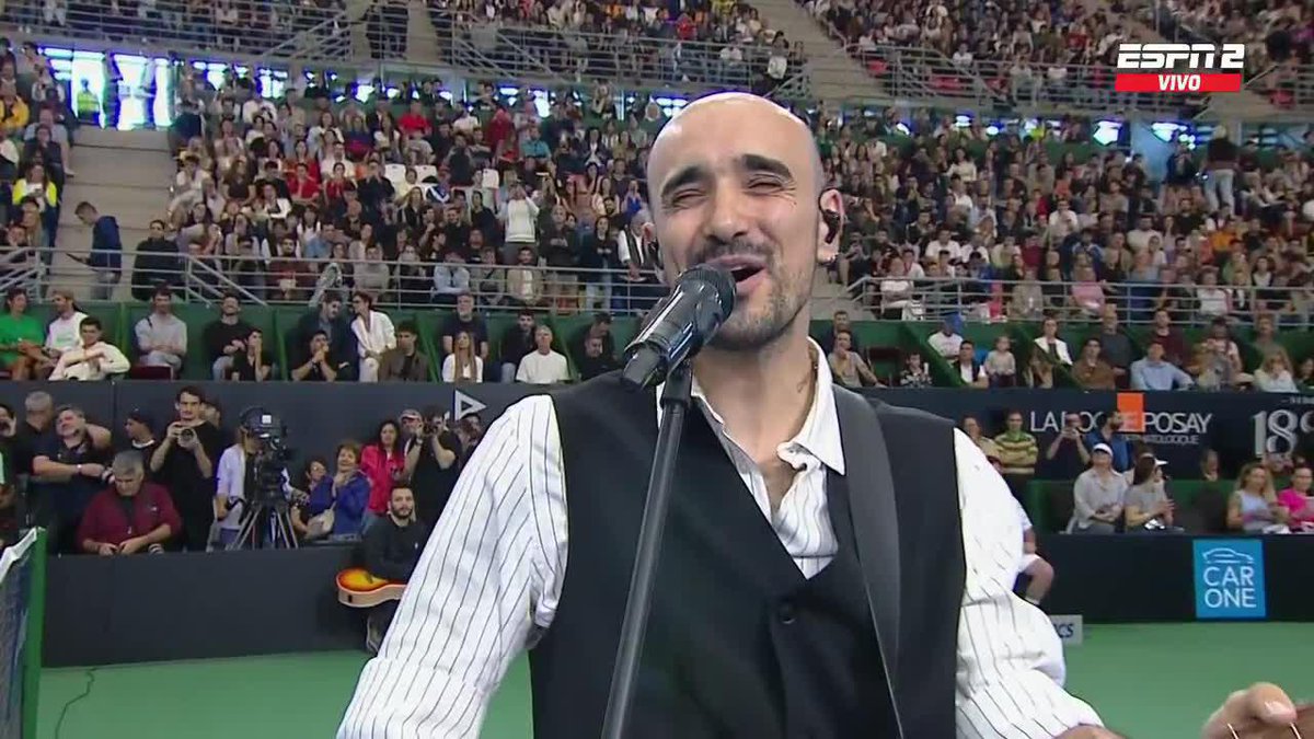 "Abel Pintos": Por su presentación antes del partido de Juan Martín del Potro ante Novak Djokovic