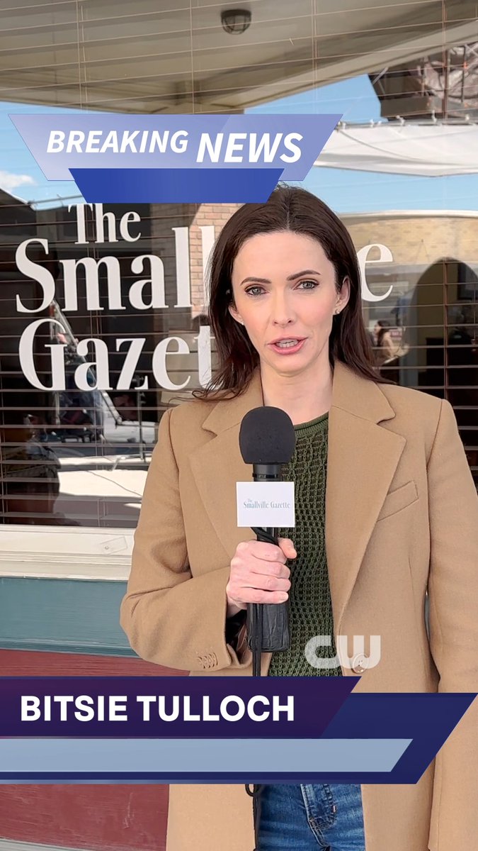 Reporting from Smallville. Catch the series finale of #SupermanAndLois tomorrow at 8/7c on The CW!