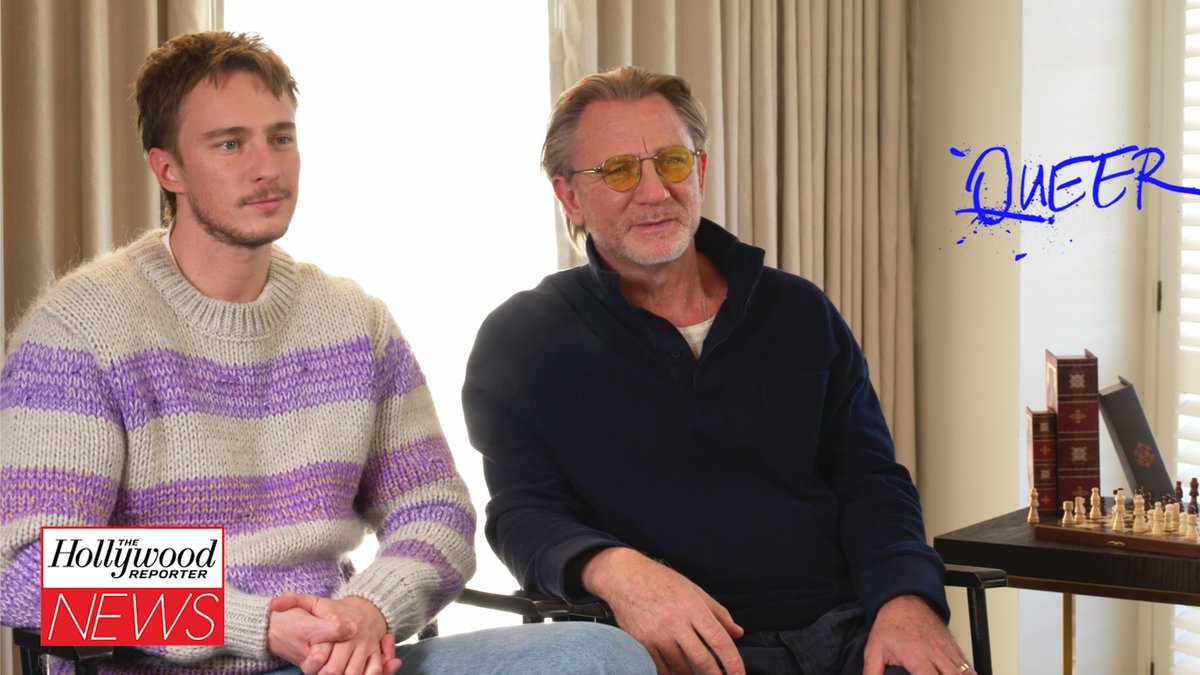 The stars of 'Queer,' Daniel Craig and Drew Starkey, sat down with THR to break down their intimate and adventurous new Luca Guadagnino movie